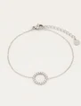 My Jewellery Armbandje Open Rondje Strass MJ04799
