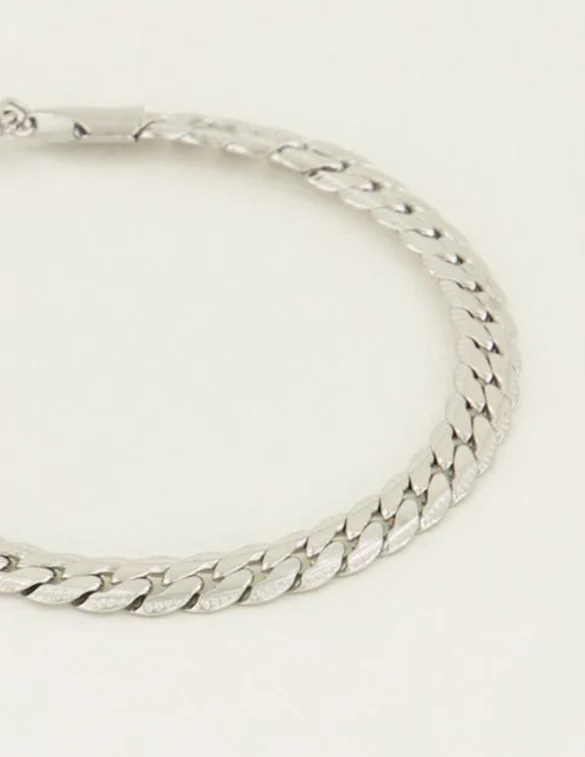 My Jewellery Armbandje schakels plat motief MJ05175