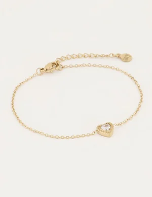 My Jewellery Armbandje Strass Hartje MJ04800