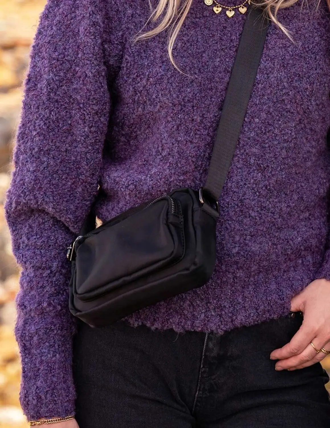 My Jewellery Bag crossbody nylon pocket MJ09449
