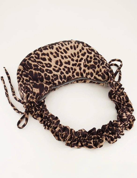 My Jewellery Bag crossbody ruffle strap leopard MJ11734