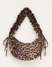 My Jewellery Bag crossbody ruffle strap leopard MJ11734