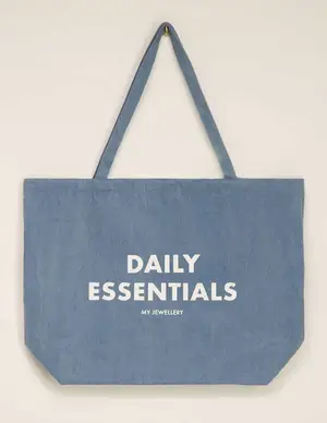 My Jewellery Bag shopper denim daily essentials MJ09168