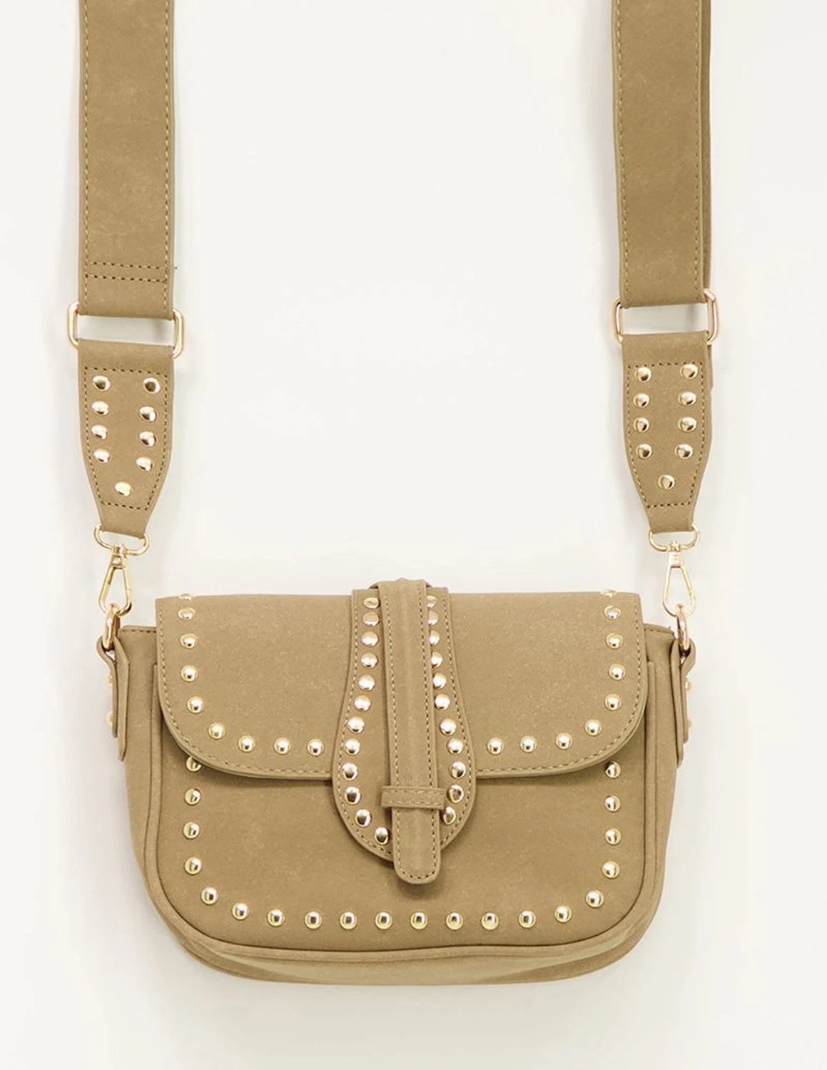 My Jewellery Bag with studs MJ06764 beige 2 kopen bij The Stone