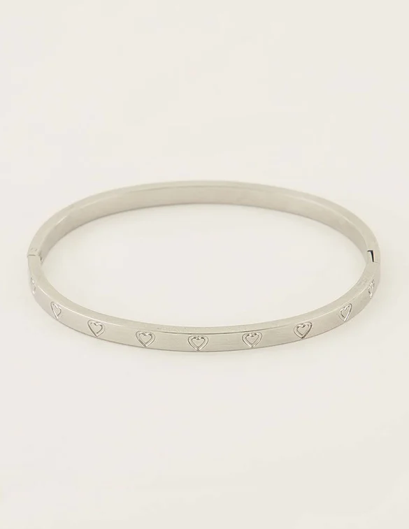 My Jewellery Bangle engraved hearts MJ07347