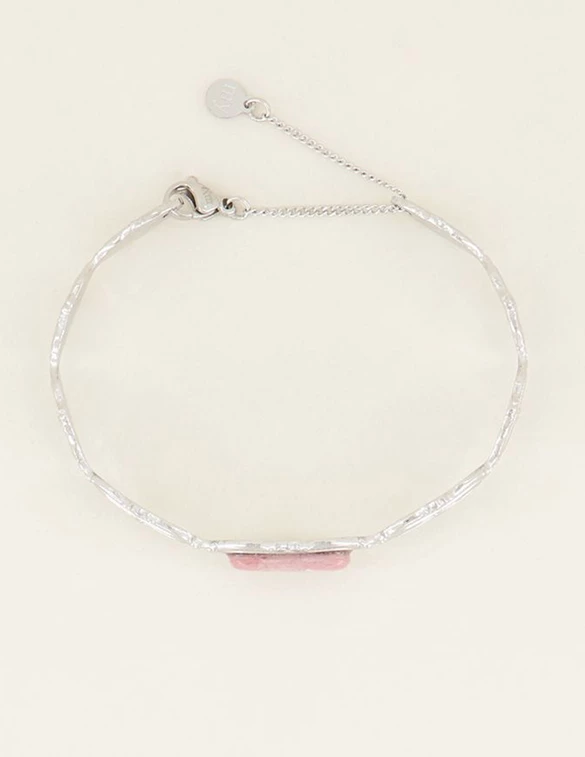 My Jewellery Bangle roze steen MJ02943