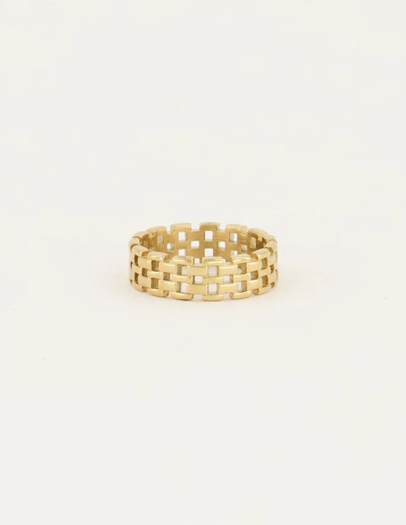 My Jewellery Bede ring met schakels MJ05741