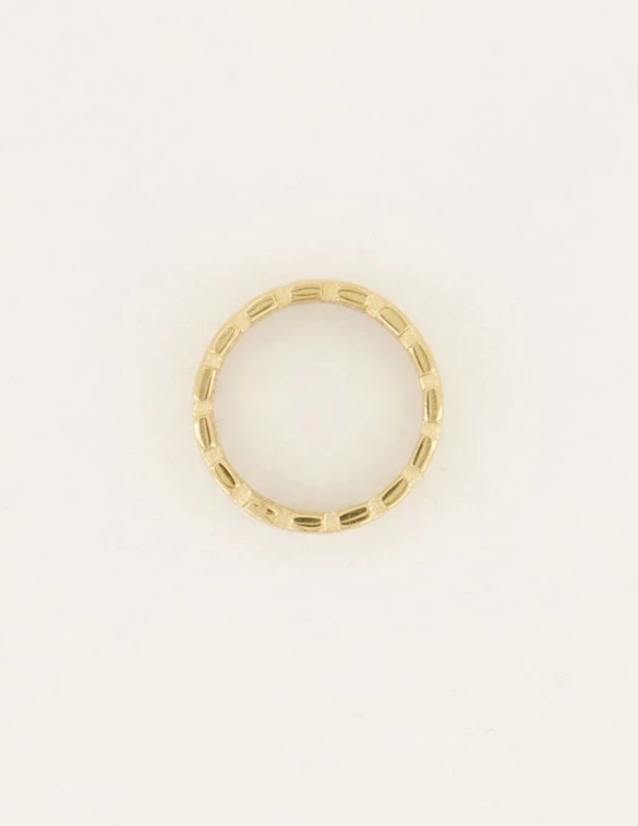 My Jewellery Bede ring met schakels MJ05741
