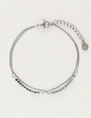 My Jewellery Bracelet 2 chains cubes MJ09727