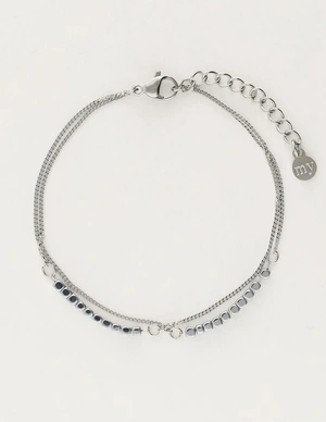 My Jewellery Bracelet 2 chains cubes MJ09727