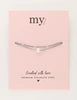 My Jewellery Bracelet 2 chains with pearl MJ11096