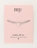 My Jewellery Bracelet 2 chains with pearl MJ11096