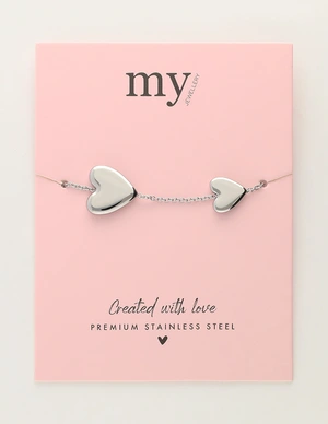 My Jewellery Bracelet 2 hearts MJ11807