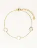 My Jewellery Bracelet 3 flowers pearl MJ10058