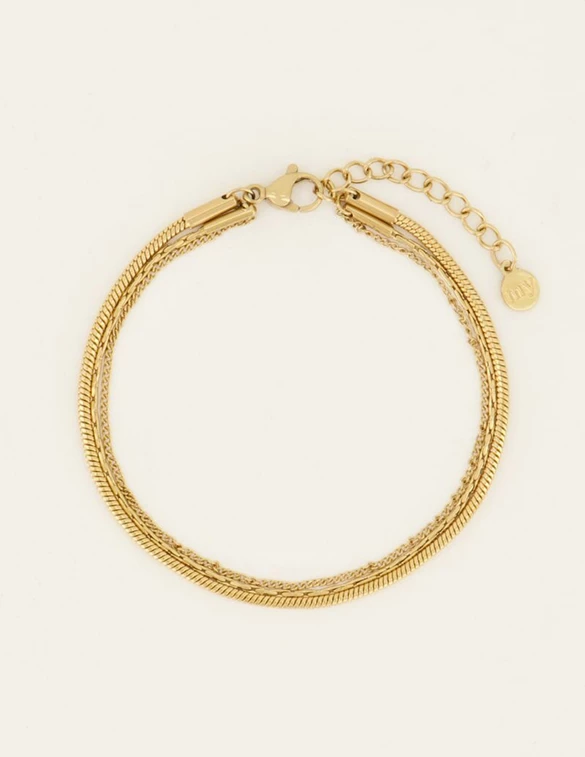 My Jewellery Bracelet 3 layers chain MJ07699