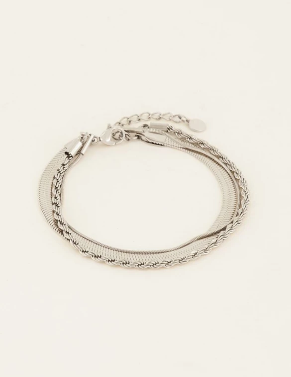 My Jewellery Bracelet 3 layers chains MJ07697