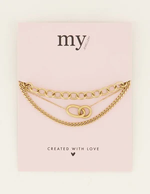 My Jewellery Bracelet 3 layers chains MJ07698