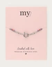 My Jewellery Bracelet 3 layers red pearl MJ12215