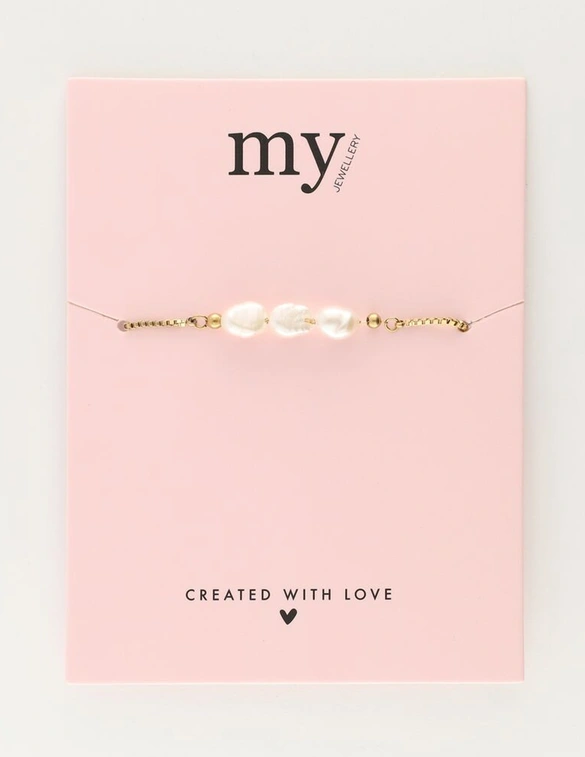 My Jewellery Bracelet 3 pearls MJ09724