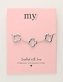 My Jewellery Bracelet 5 clovers MJ11808
