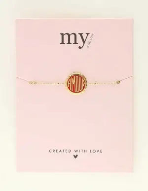 My Jewellery Bracelet amour red coin MJ08994