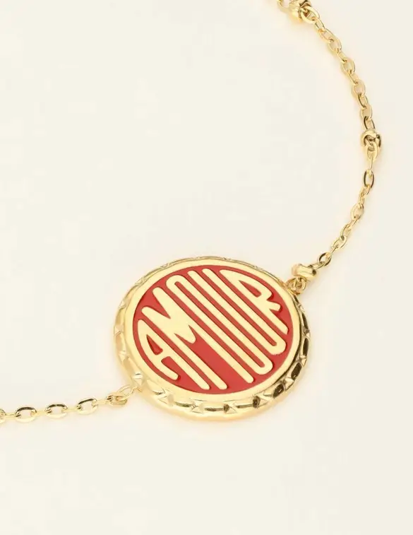 My Jewellery Bracelet amour red coin MJ08994