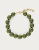 My Jewellery Bracelet beads big olive green MJ14573