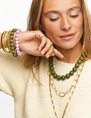 My Jewellery Bracelet beads big olive green MJ14573