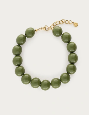 My Jewellery Bracelet beads big olive green MJ14573