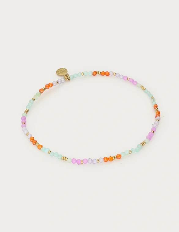My Jewellery Bracelet beads blue orange MJ13773