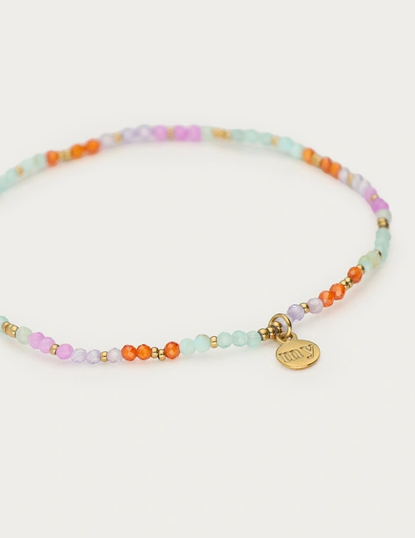 My Jewellery Bracelet beads blue orange MJ13773