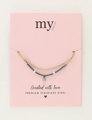My Jewellery Bracelet beads double MJ12073