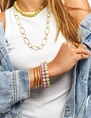 My Jewellery Bracelet beads green MJ14556