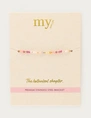My Jewellery Bracelet beads pink MJ13771