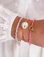 My Jewellery bracelet beads with lock green MJ10813