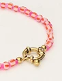 My Jewellery Bracelet beads with lock red MJ10814