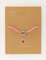 My Jewellery Bracelet beads with lock red MJ10814