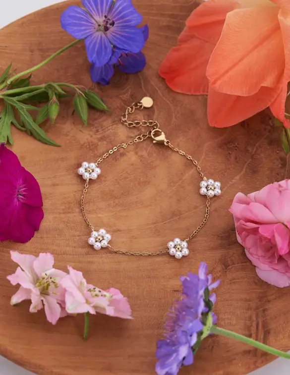 My Jewellery Bracelet blooming pearl flower MJ06986