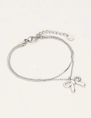 My Jewellery Bracelet bow 2 chains MJ11100