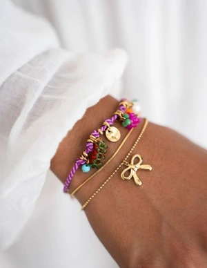 My Jewellery Bracelet bow 2 chains MJ11100