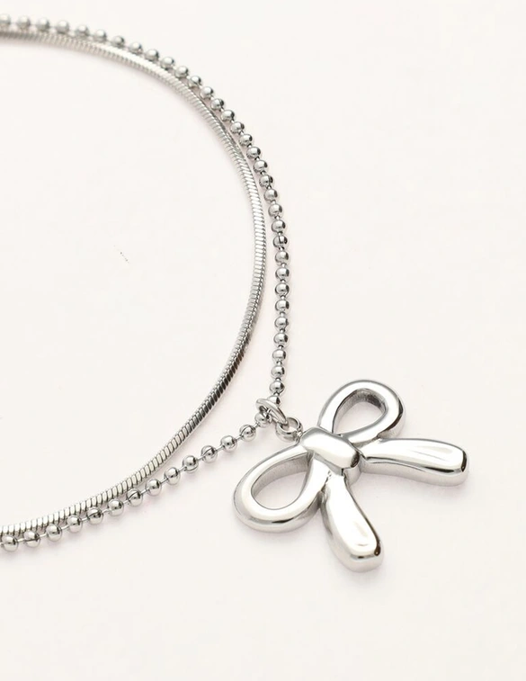 My Jewellery Bracelet bow 2 chains MJ11100