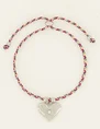 My Jewellery Bracelet braided with a heart charm MJ07895