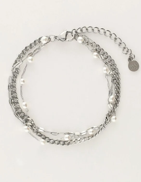 My Jewellery Bracelet chain and pearls MJ09728