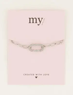 My Jewellery Bracelet chain and stones MJ07560