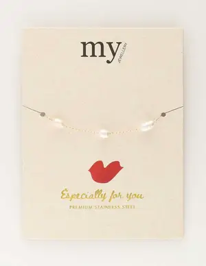 My Jewellery Bracelet chain big pearls MJ10148