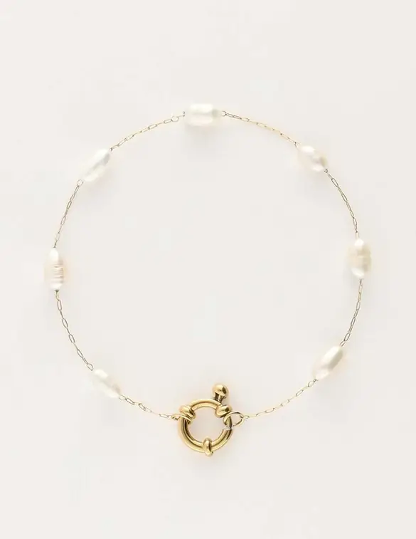 My Jewellery Bracelet chain big pearls MJ10148