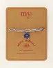 My Jewellery Bracelet chain cord charm blue MJ09452