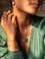 My Jewellery Bracelet chain cord charm blue MJ09452