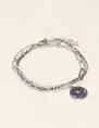 My Jewellery Bracelet chain cord charm blue MJ09452