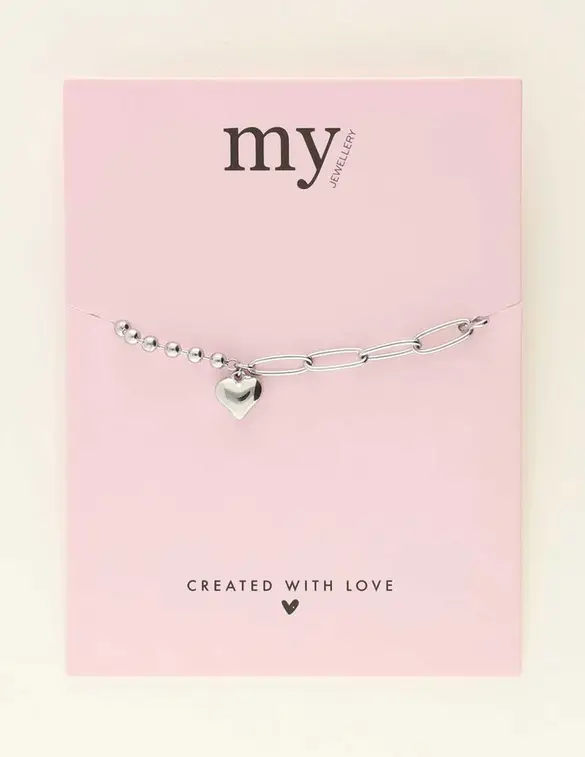My Jewellery Bracelet chain heart MJ09417